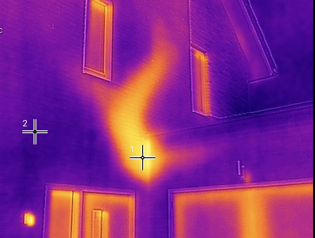 Warmtefoto warmtelekkage nieuwbouwwoning Warmtefoto warmtelekkage nieuwbouwwoning